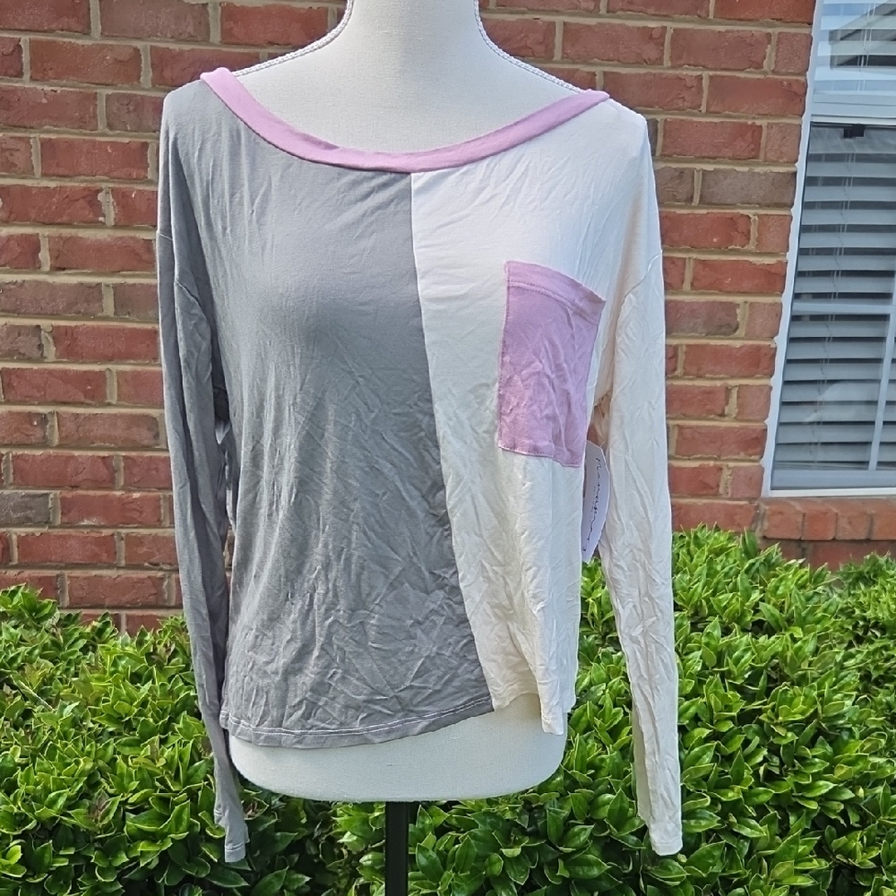 Nanamacs Colorblock Ultra Soft Top Size M